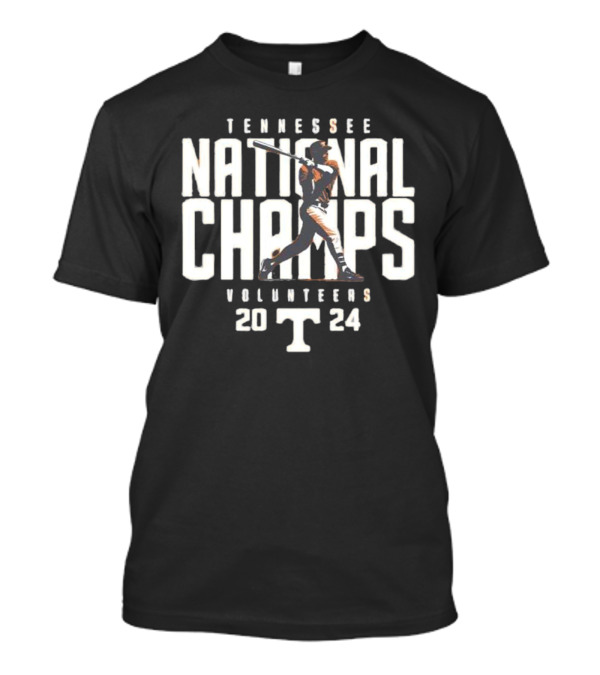 Tennessee National Champs Volunteers 2024 Baseball T-Shirt