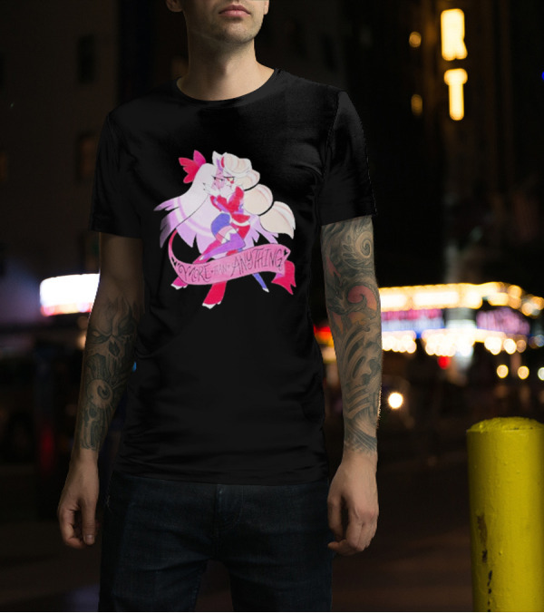 Hazbin Hotel Charlie And Vaggie Embrace More Than Anything T-Shirt