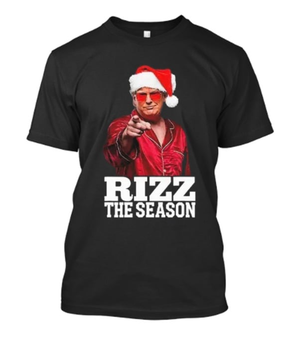 Rizz The Season Santa Christmas Pajama T-Shirt