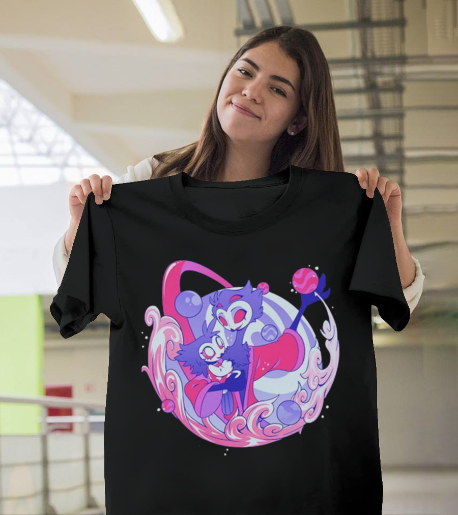 Stolas Owl Demon Cosmic Embrace Lullaby T-Shirt