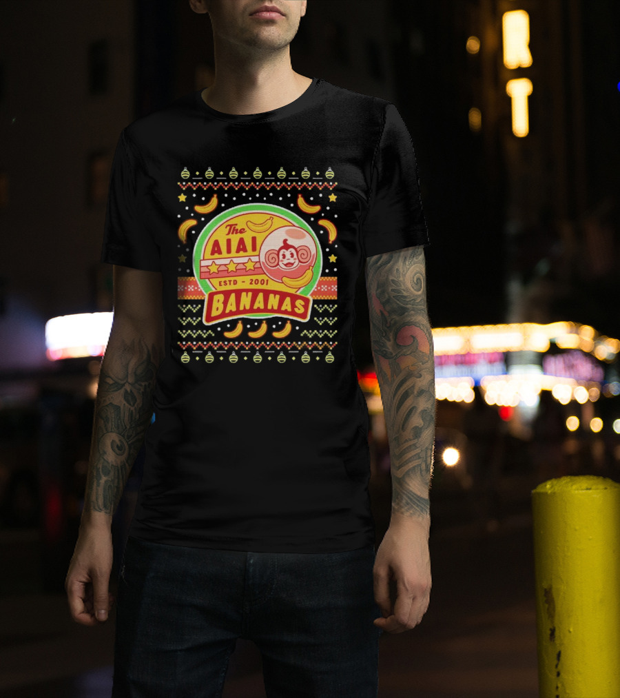The Aiai Bananas ESTD 2001 Festive T-Shirt
