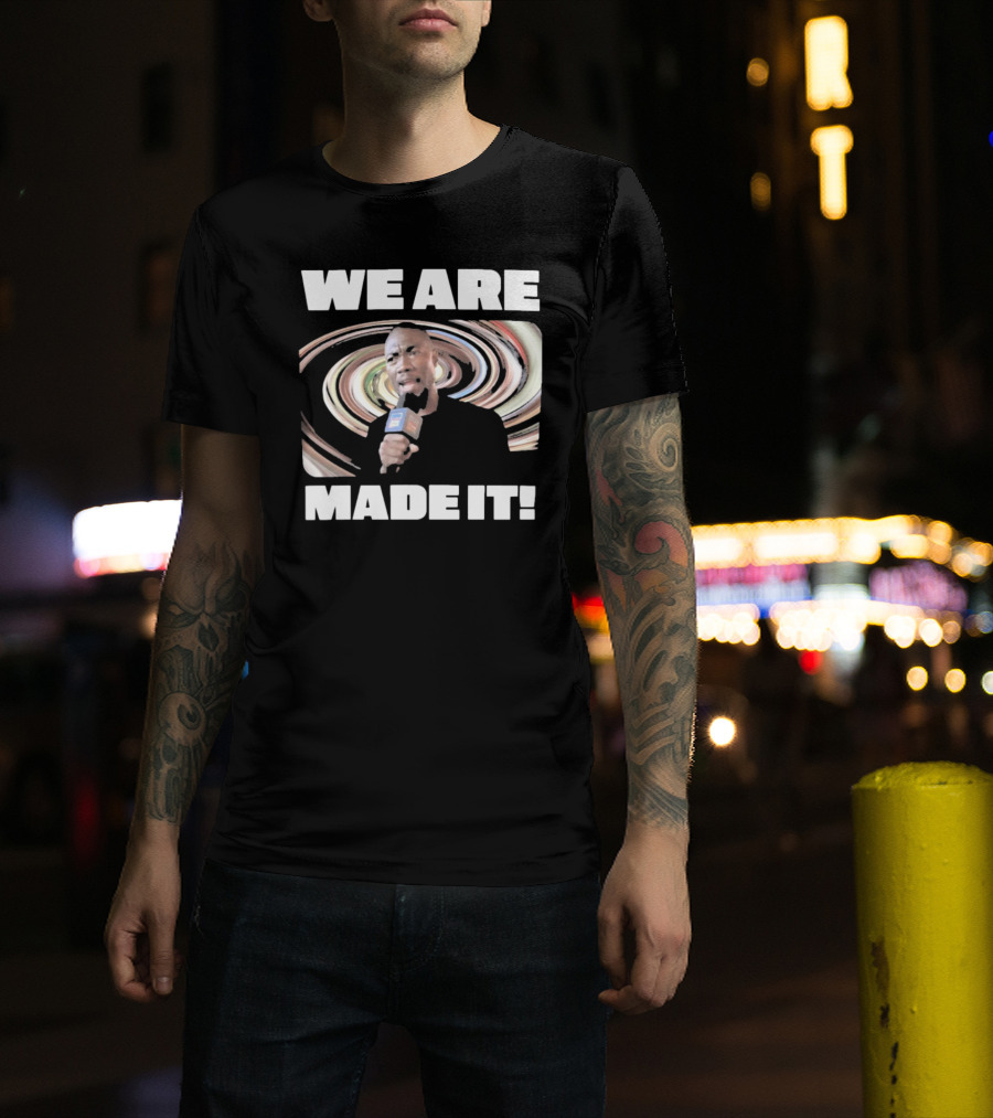 WE ARE MADE IT Swirled Microphone Moment T-Shirt