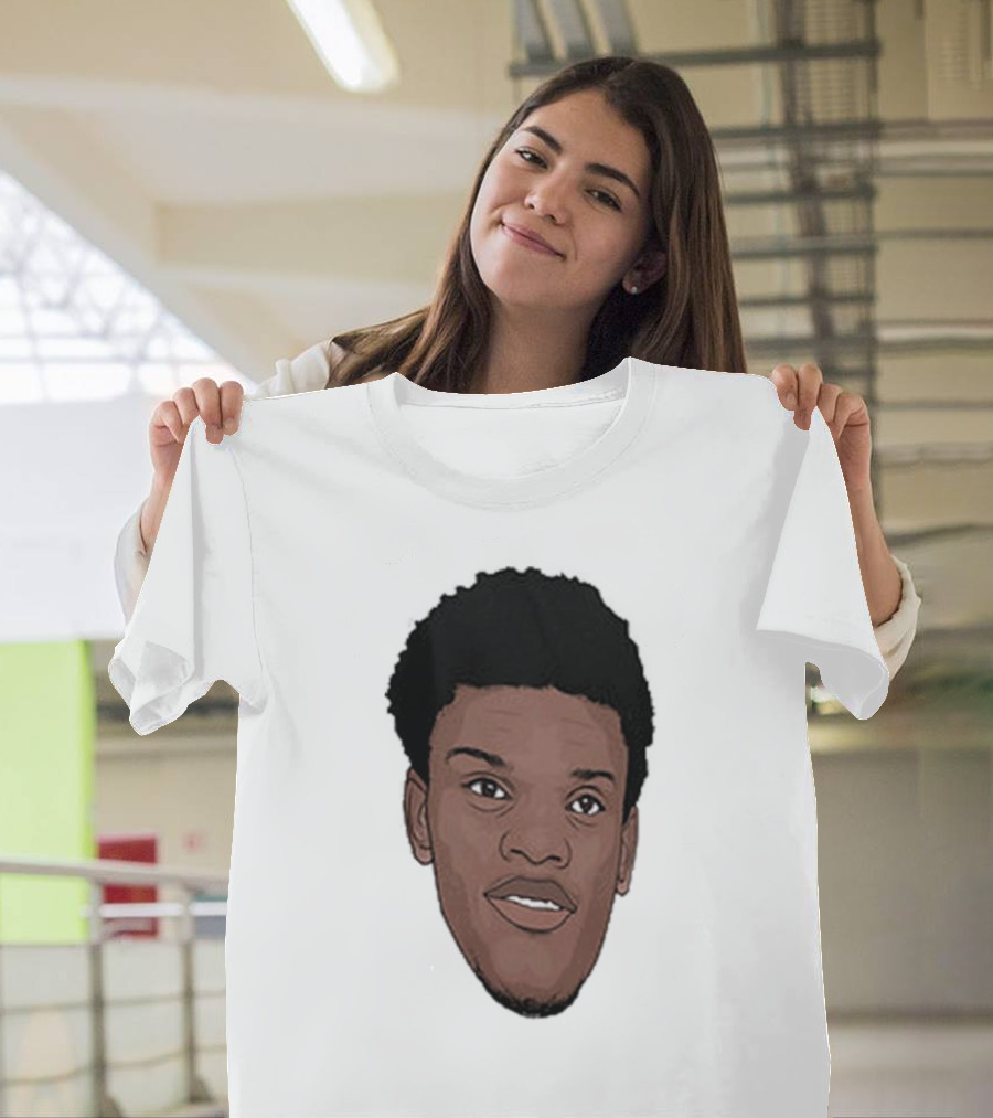 Lamar Jackson Big Head MVP Baltimore Ravens NFL T-Shirt