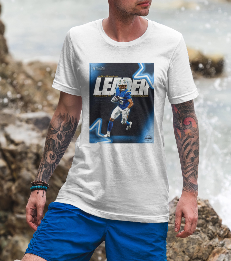 Presented By Yaamava' Resort And Casino Rookie Wide Receivers Leader In Receiving Yards Pro Bowl T-Shirt