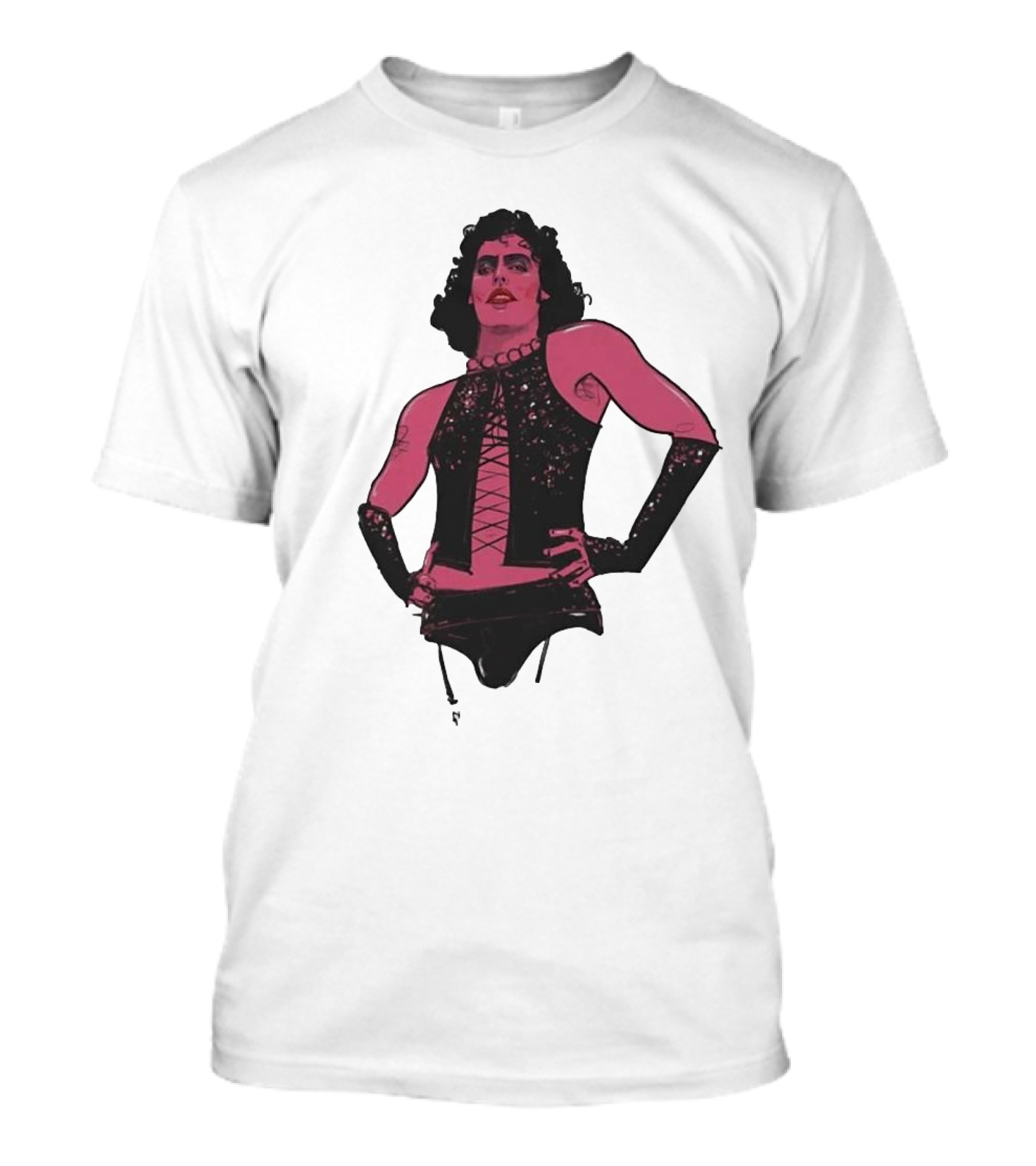 Macho Frank N Furter Rocky Horror Tim Curry Dr. Frank-N-Furter Iconic Costume Image T-Shirt