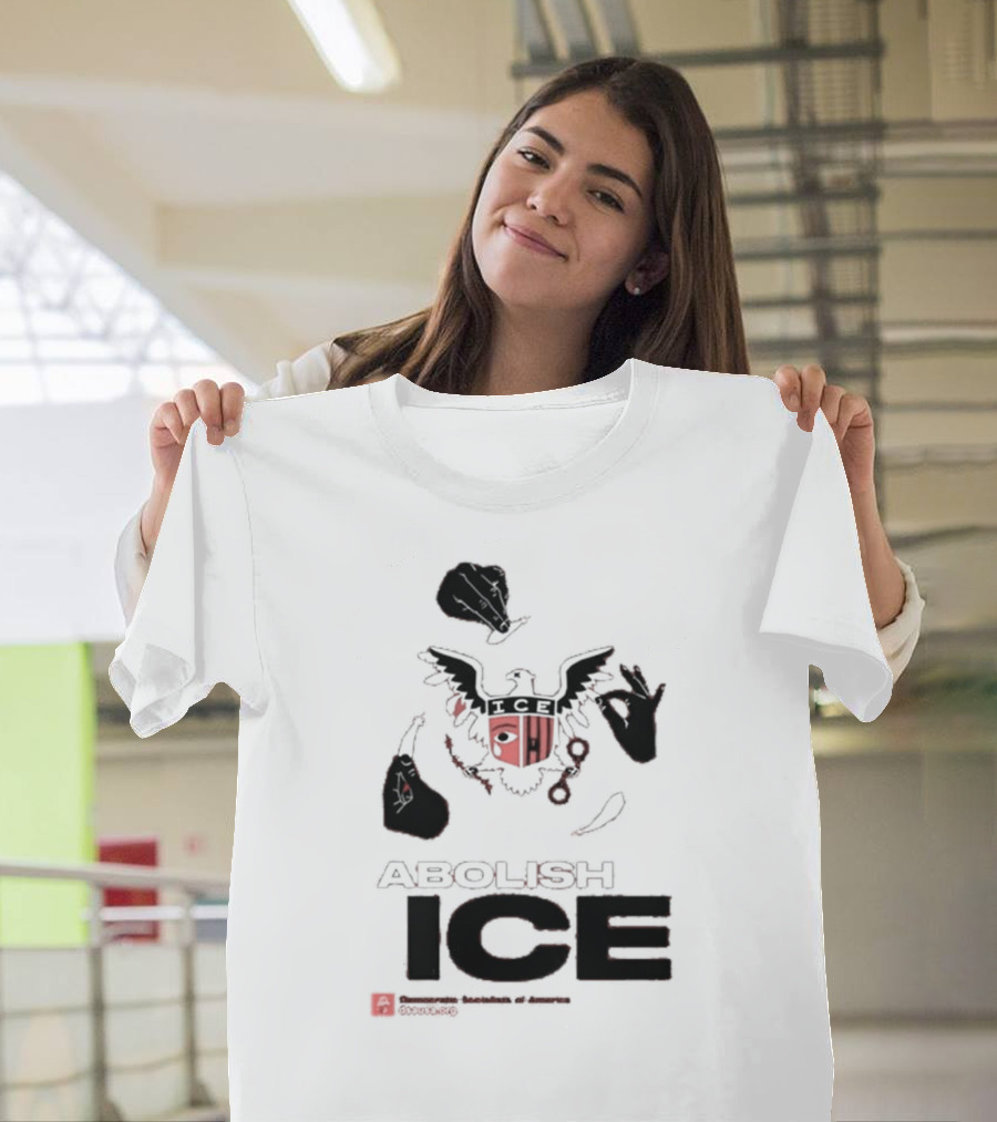 Abolish ICE Democratic Socialists of America Iconography T-Shirt