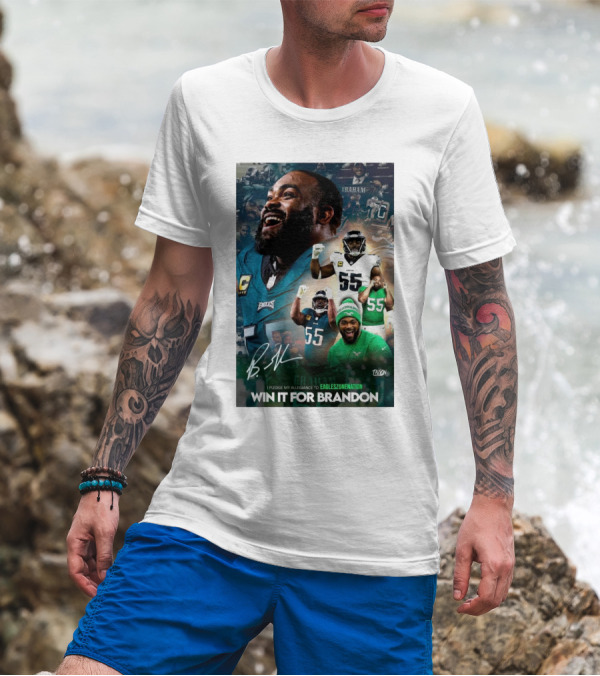 Philadelphia Eagles Win It For Brandon Graham Signature I Pledge My Allegiance To Eagleszonenation T-Shirt