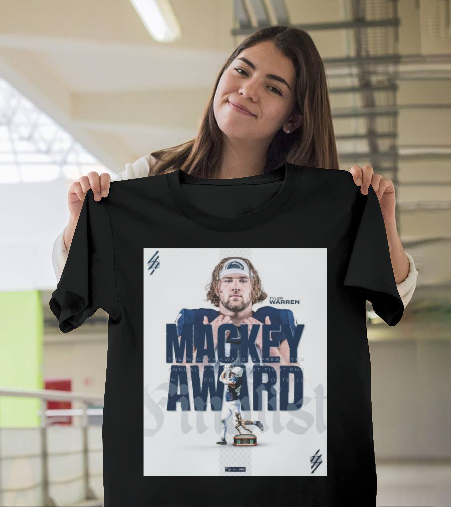Penn State Nittany Lions Mackey Award Tyler Warren Best Tight End T-Shirt
