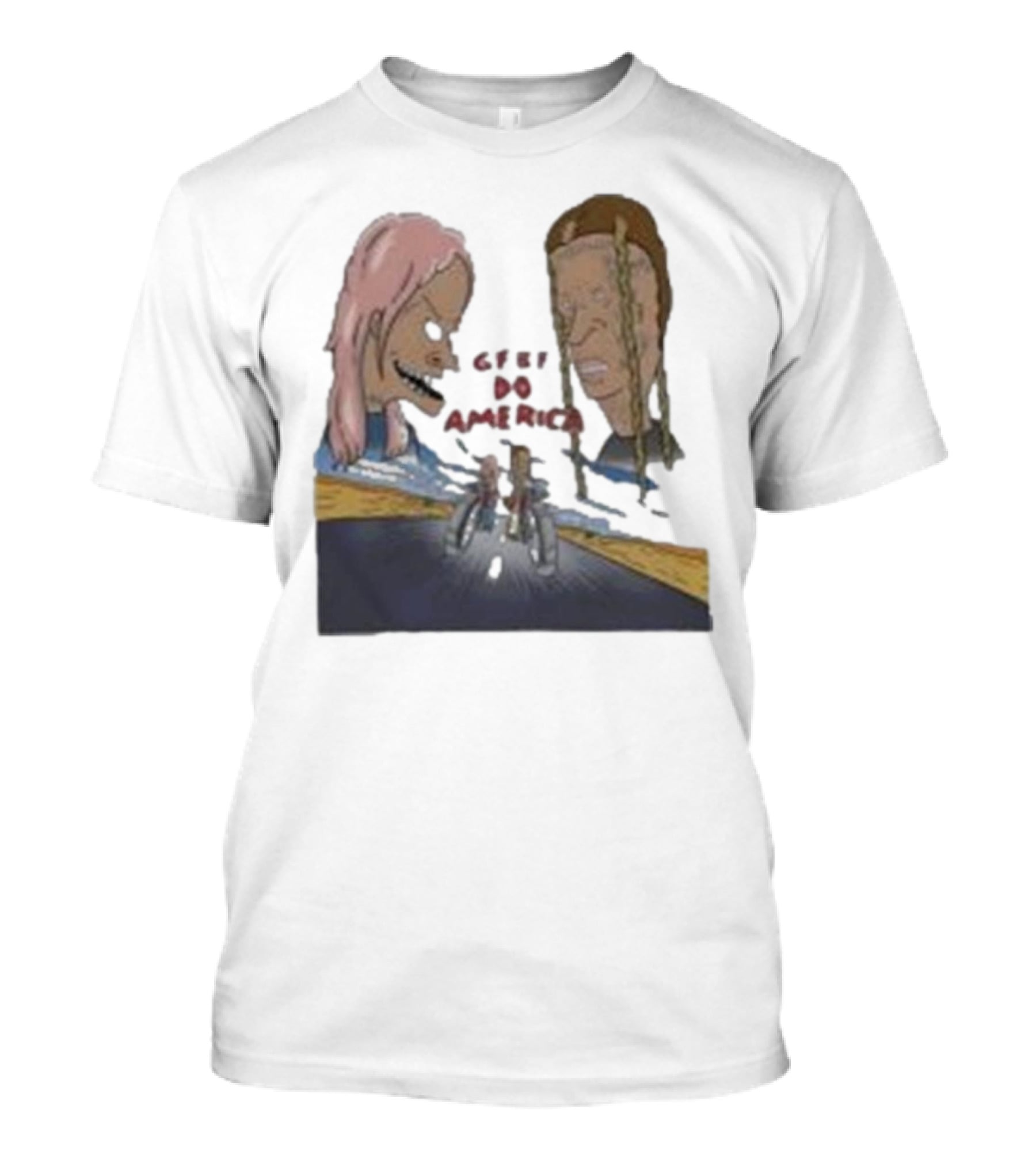 Beavis And Butt-Head X GFBF Do America Racing Adventure T-Shirt