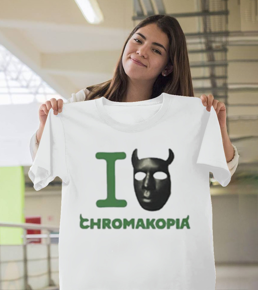 I Love Chromakopia Mask With Horns T-Shirt