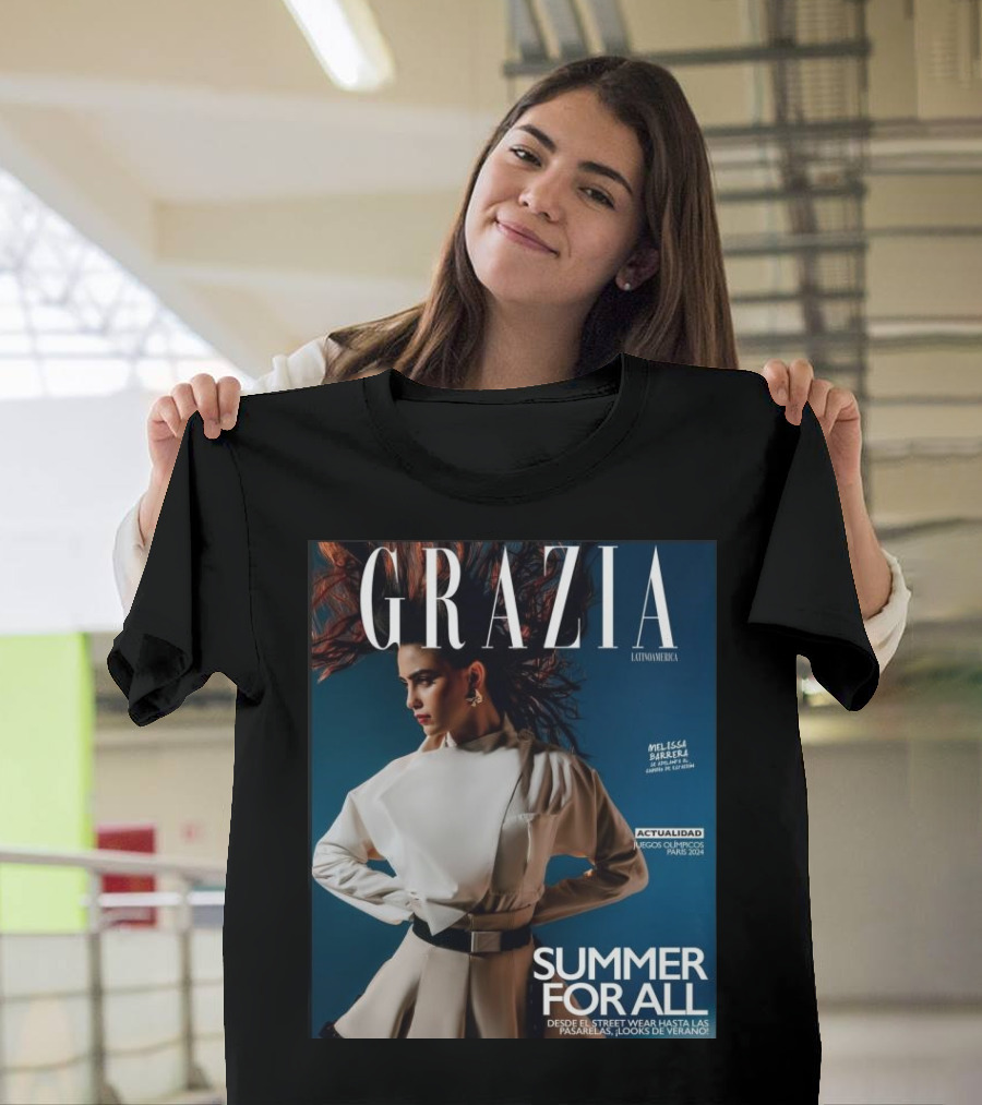 Grazia Latinoamerica Summer For All Melissa Barrera Juegos Olimpicos Paris T-Shirt