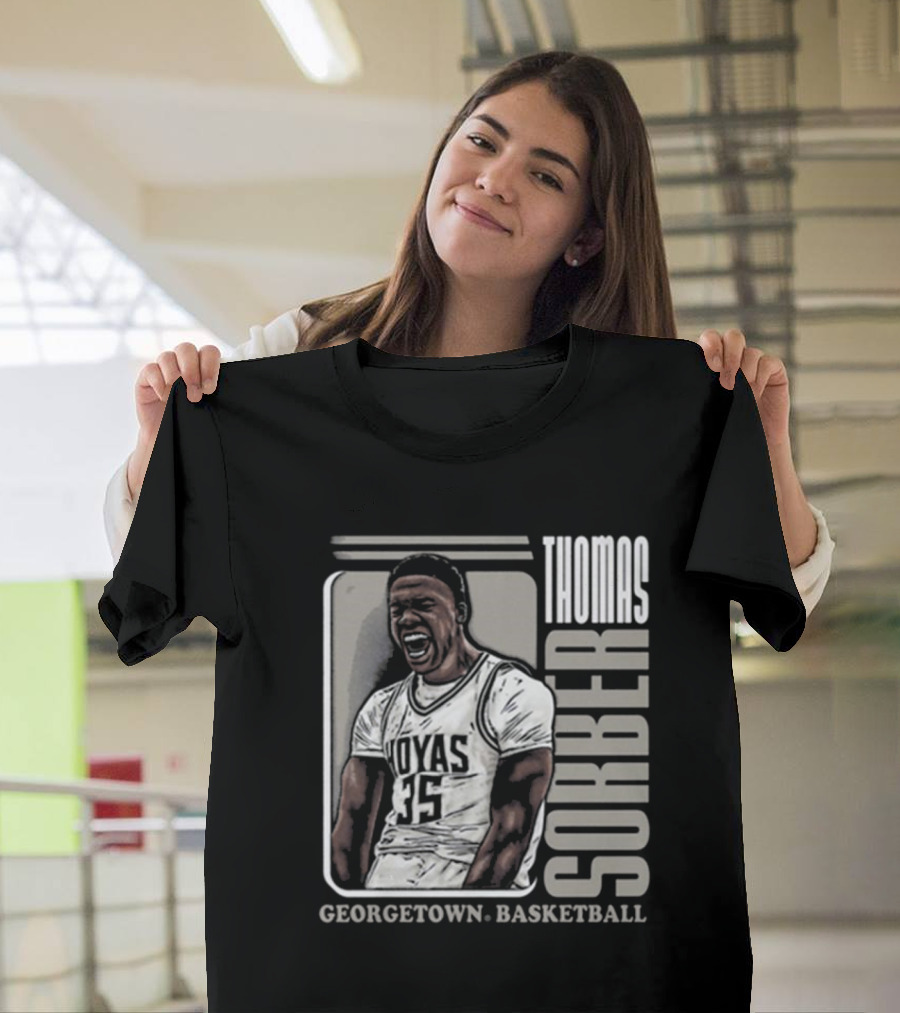 Thomas Sorber Hoyas Georgetown Basketball 35 T-Shirt