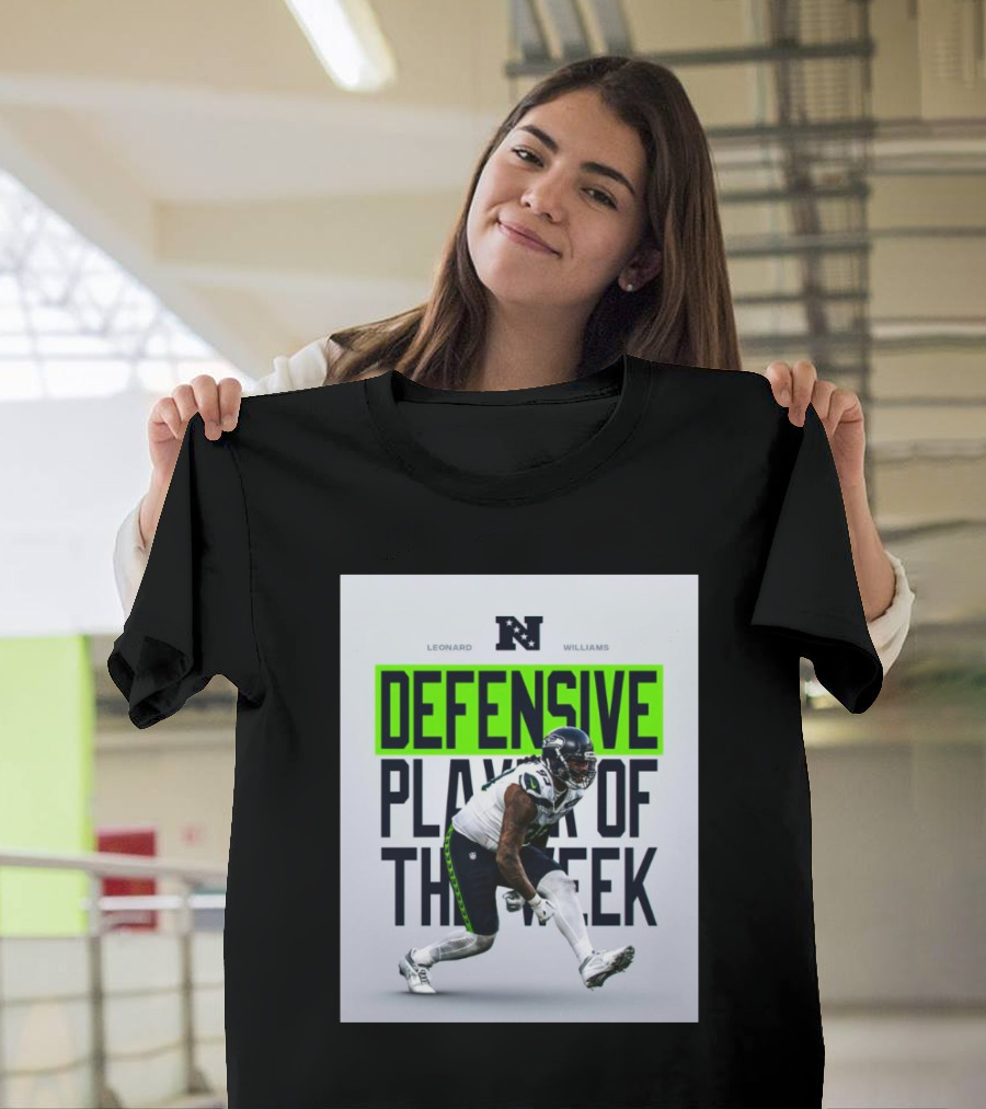 Leonard Williams Seahawks NFC Defensive Player of the Week T-Shirt