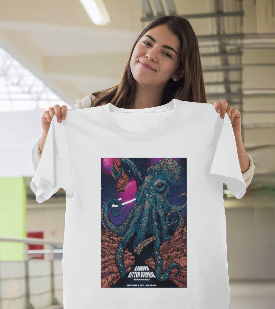 Rainbow Kitten Surprise with Medium Build Red Rocks Amphitheatre September 8 2025 T-Shirt