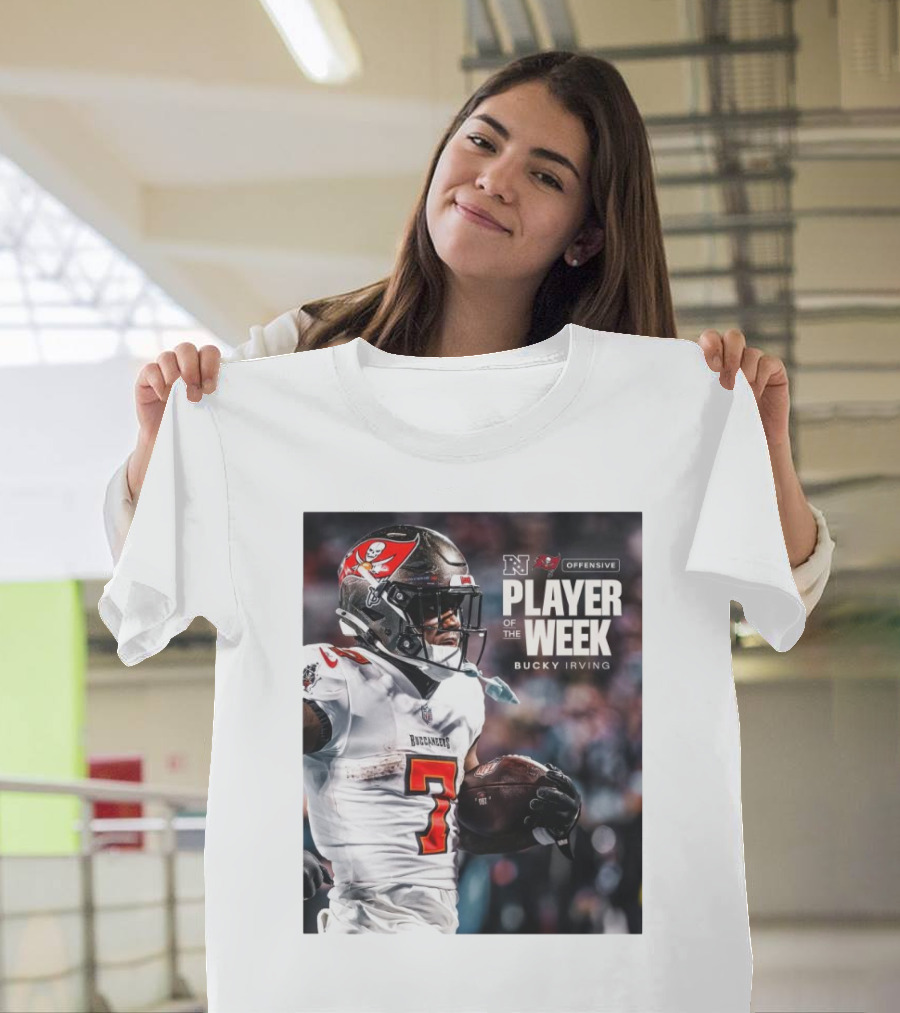 Tampa Bay Buccaneers Bucky Irving NFC Offensive Player of the Week T-Shirt