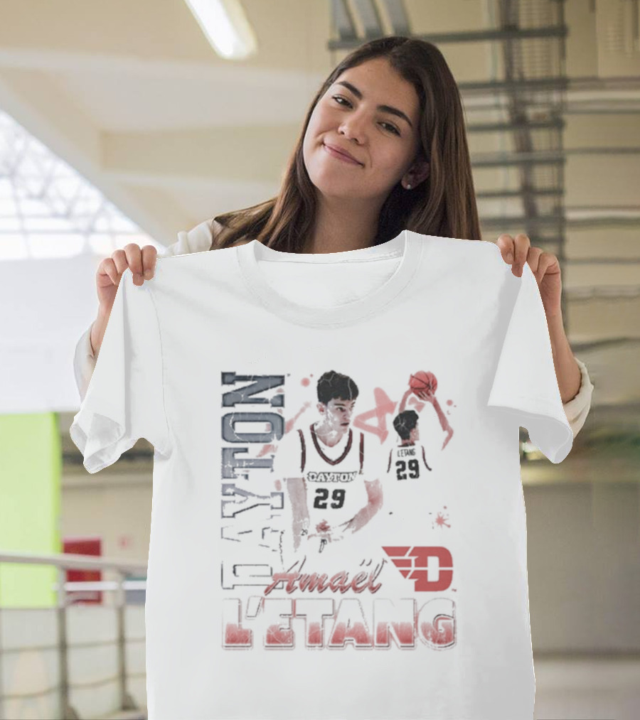 Amael L’Etang Dayton Flyers 29 Basketball 90s Dayton T-Shirt