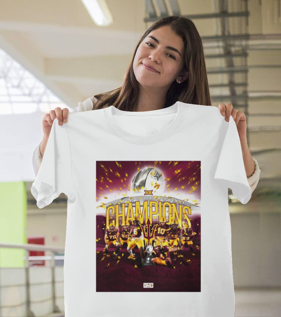 Arizona State Sun Devils Big 12 Conference Champions 2024 The Giant Is Awake T-Shirt
