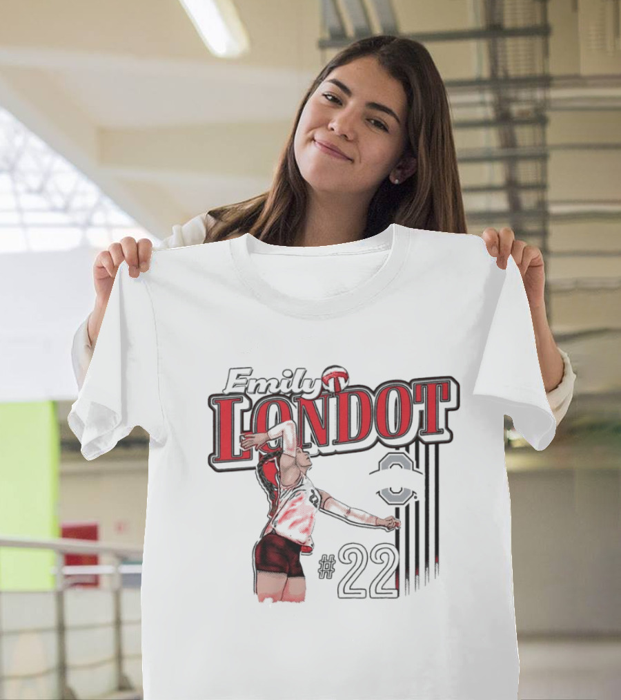 Emily Londot Volleyball Ohio State Buckeyes #22 Classic T-Shirt