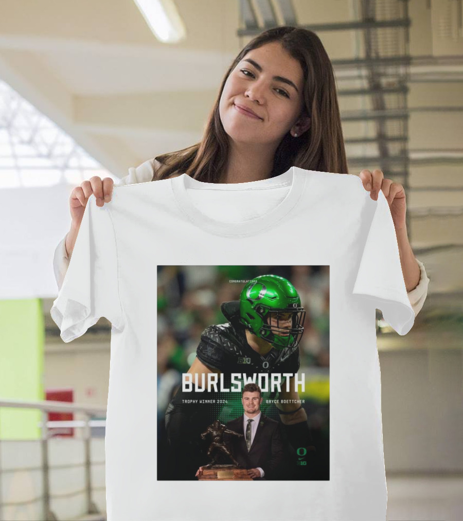 Congratulations Bryce Boettcher Burlsworth Trophy Winner Oregon Ducks T-Shirt