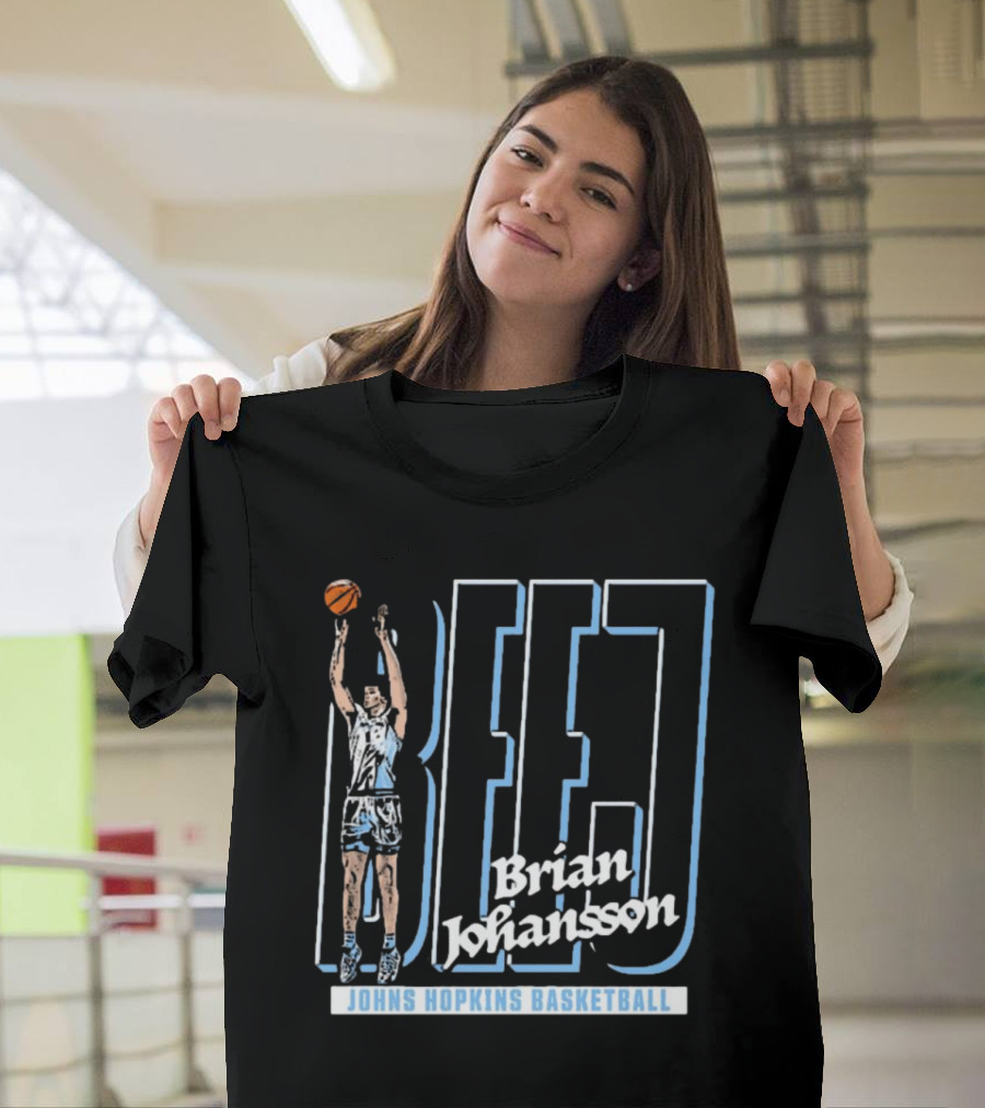 Brian Johansson BEJJ Johns Hopkins Basketball T-Shirt