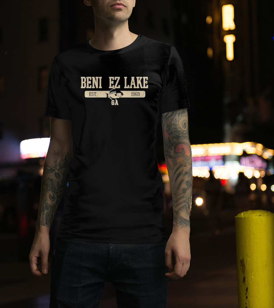 Baylen Levine Benitez Lake GA Est 1969 Navy T-Shirt