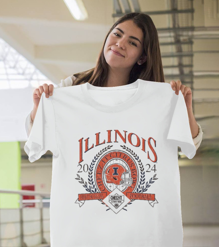Illinois 2024 Cheez-It Citrus Bowl Fighting Illini Football Vintage T-Shirt