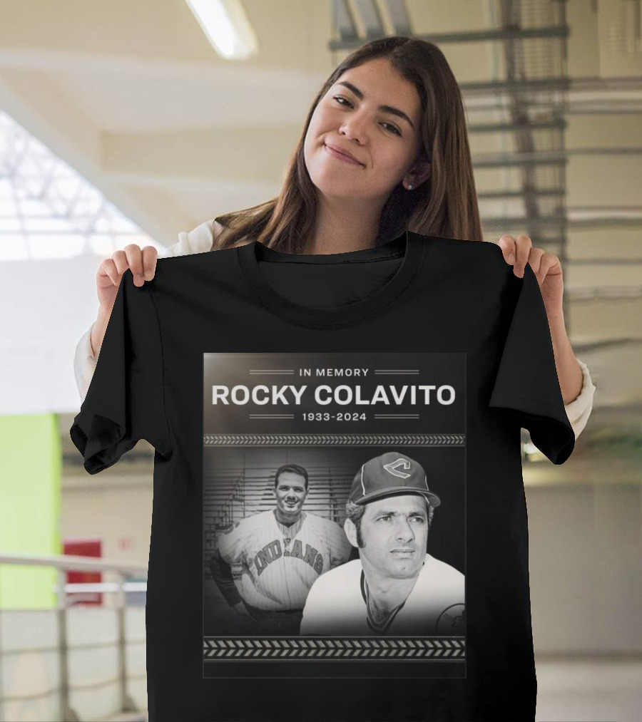 Cleveland Guardians In Memory Rocky Colavito 1933-2024 Legend T-Shirt