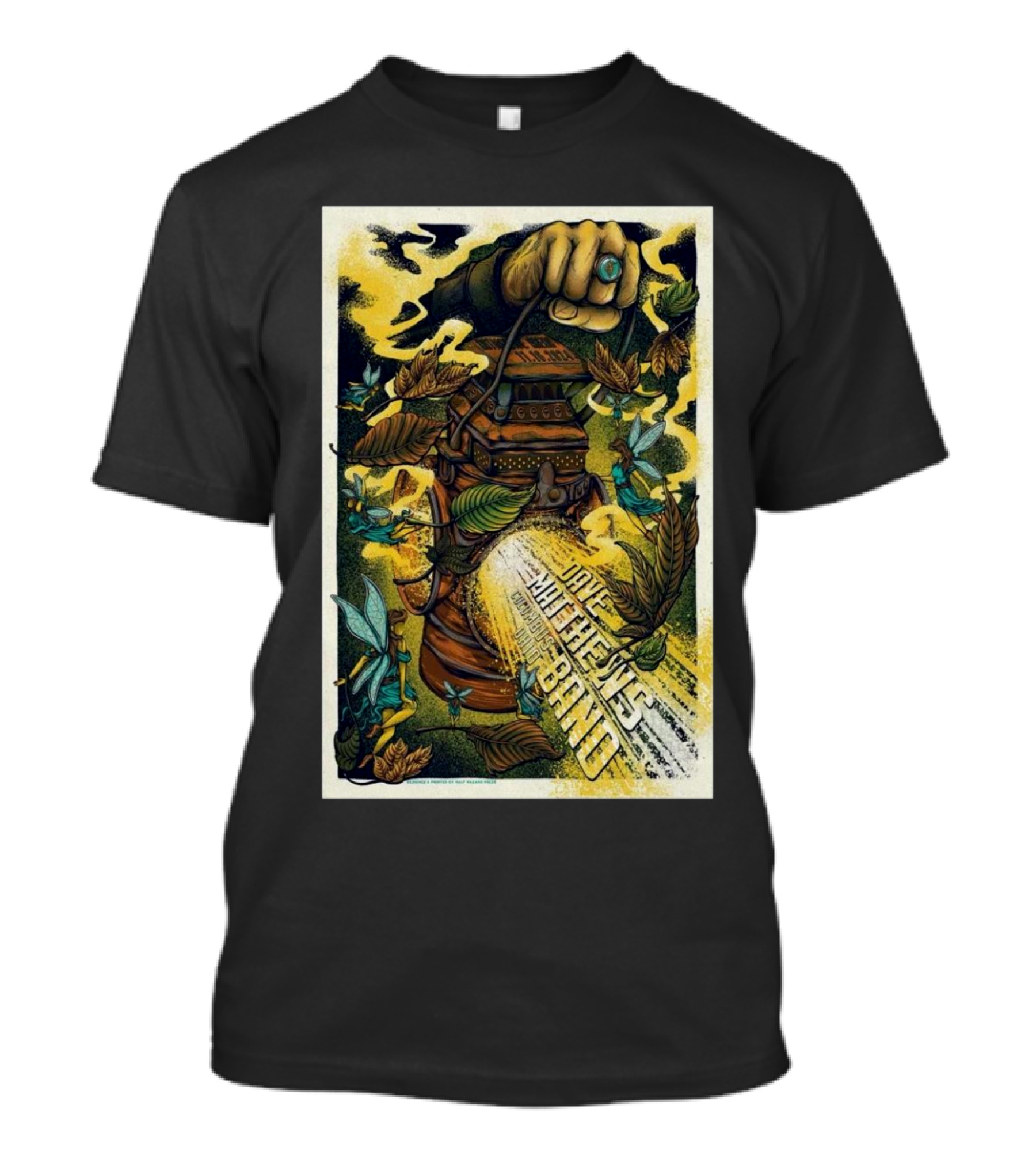 Dave Matthews Band Columbus OH November 16 2024 Nature-Inspired Fantasy T-Shirt