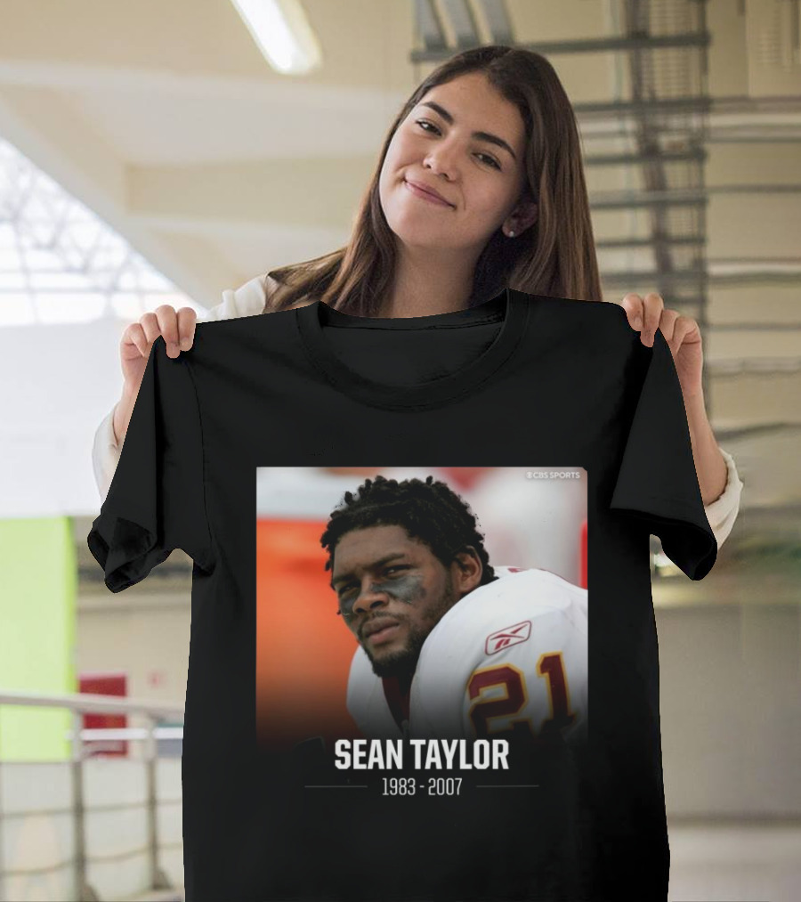 Washington Commanders Sean Taylor 1983 – 2007 CBS Sports T-Shirt