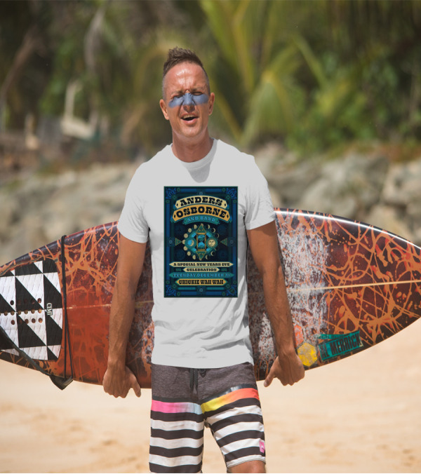 Anders Osborne And Band A Special New Years Eve Celebration Tuesday December 31 Chickie Wah Wah T-Shirt