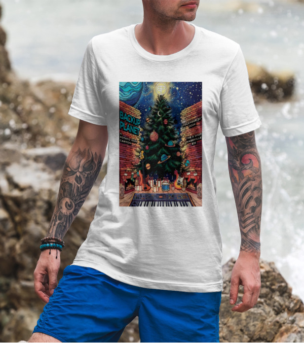 Backup Planet Retro Concert At The 5 Spot Nashville December 20 2024 Featuring Potato Gun Canyon T-Shirt