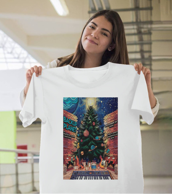 Backup Planet Retro Concert At The 5 Spot Nashville December 20 2024 Featuring Potato Gun Canyon T-Shirt