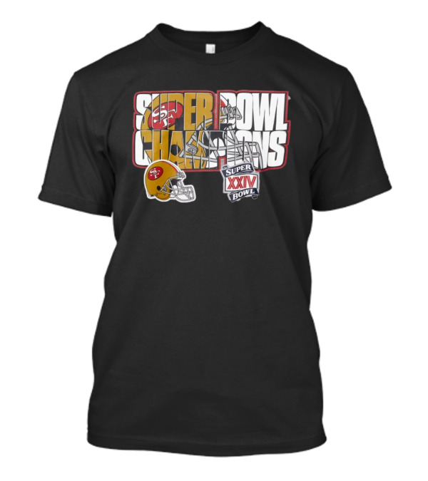 Super Bowl Champions Super XXIV Bowl San Francisco 49ers NFL T-Shirt