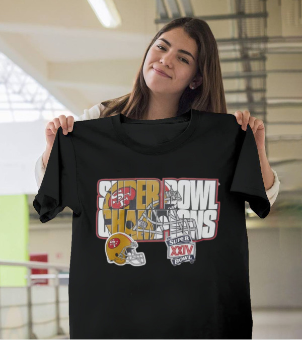 Super Bowl Champions Super XXIV Bowl San Francisco 49ers NFL T-Shirt