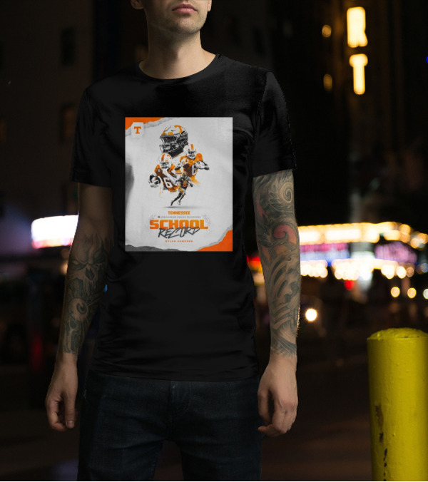 Tennessee Vols 19 Single-Season Rushing Touchdowns School Record Dylan Sampson T-Shirt