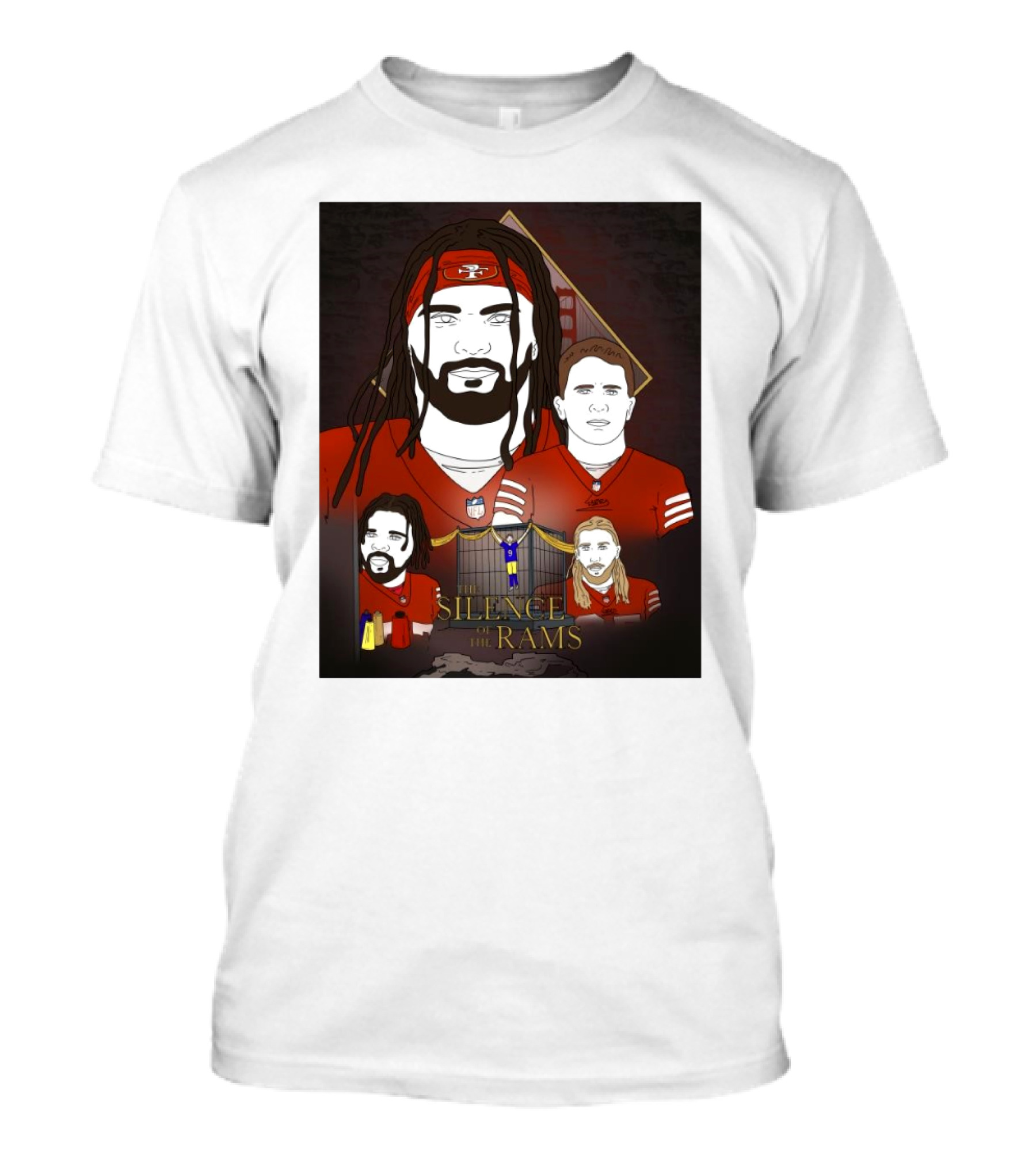 San Francisco 49ers Silence The Rams Redemption Tour Day 96 T-Shirt