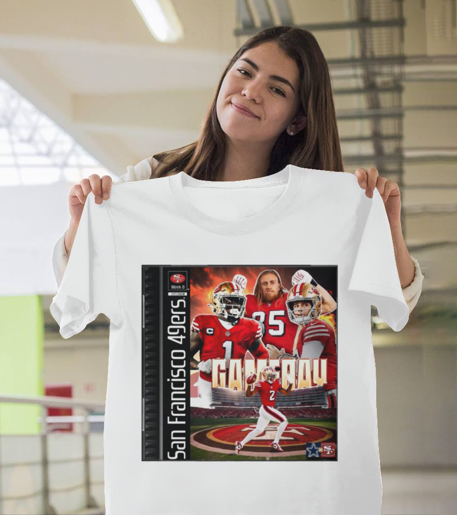 San Francisco 49ers Week 8 Gameday Levi's Stadium Playstation T-Shirt