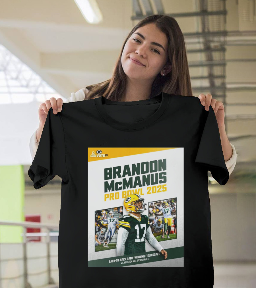 Brandon McManus Pro Bowl 2025 Back-To-Back Game-Winning Field Goals vs. Houston and Jacksonville T-Shirt