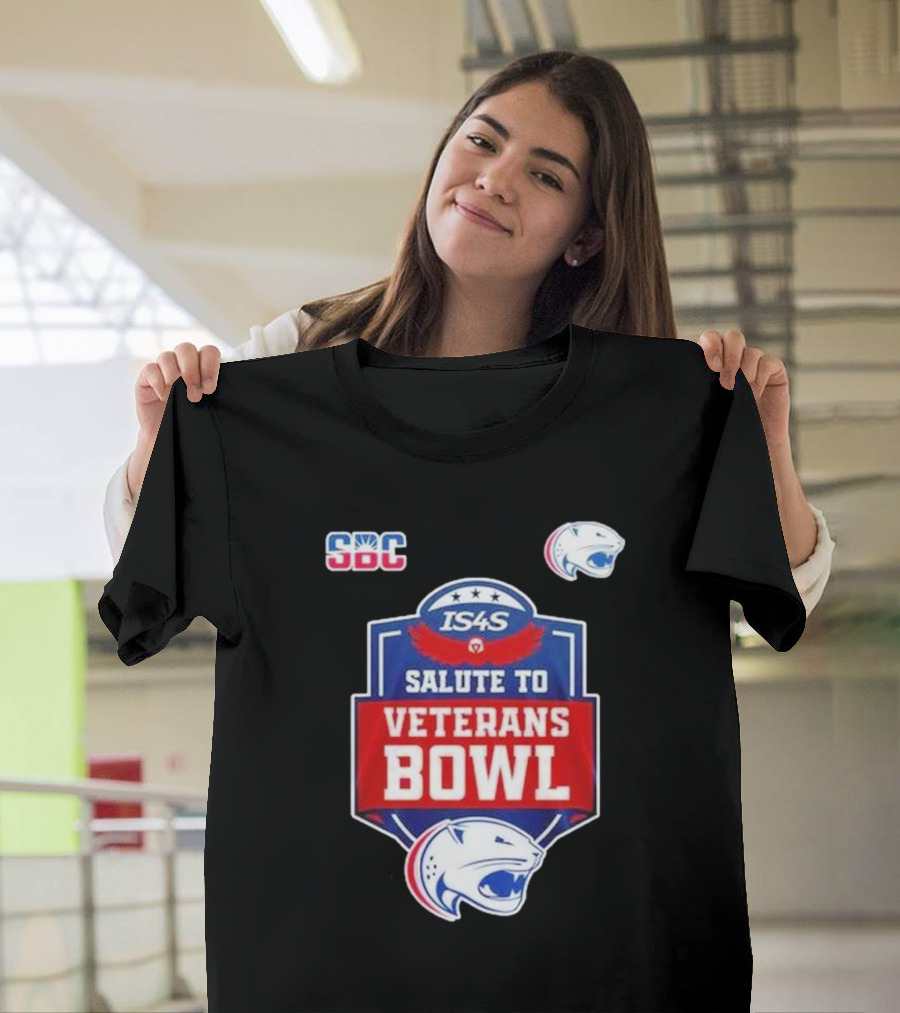 Salute to Veterans Bowl SBC South Alabama IS4S Football Champions T-Shirt