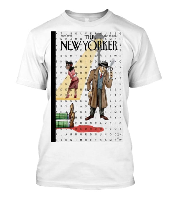 The New Yorker Kate Beaton Murder Mystery Redrum Dec 23 T-Shirt