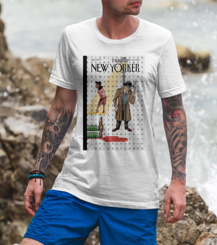 The New Yorker Kate Beaton Murder Mystery Redrum Dec 23 T-Shirt