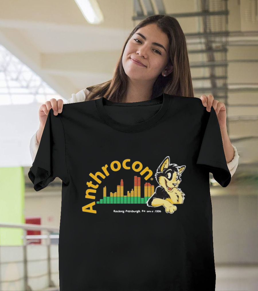 Anthrocon Rocking Pittsburgh PA Since 2006 Caleb Conomiplant T-Shirt