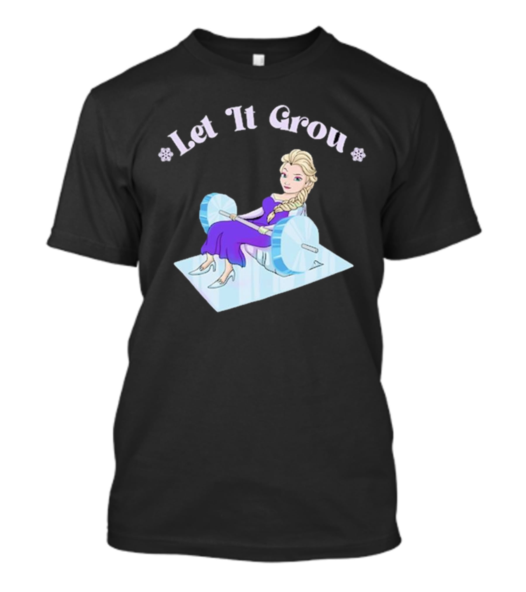 Elsa Let It Grow Frozen Exercise T-Shirt