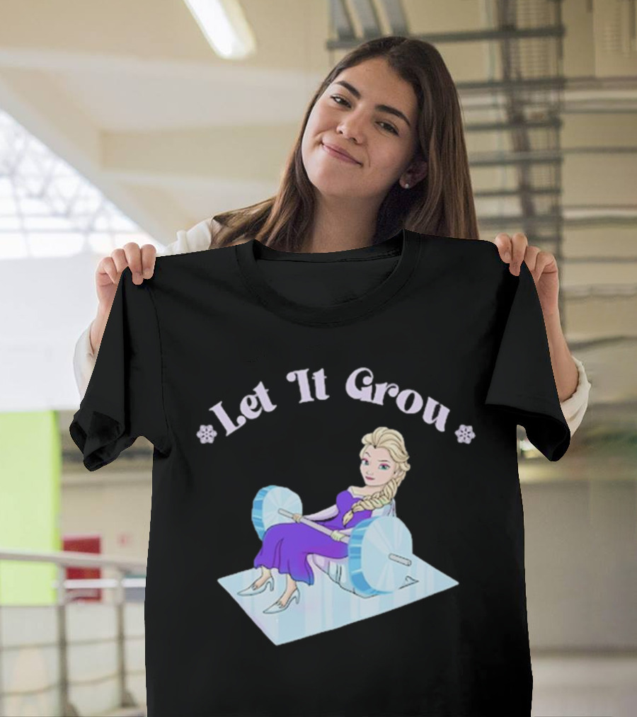 Elsa Let It Grow Frozen Exercise T-Shirt