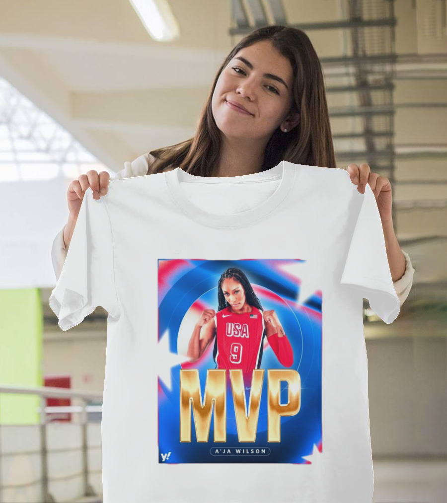 MVP A’ja Wilson USA Basketball 2024 Olympics T-Shirt