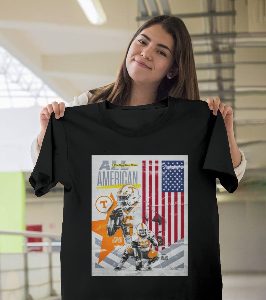 The Sporting News All American Tennessee Vols Dylan Sampson Cooper Mays T-Shirt