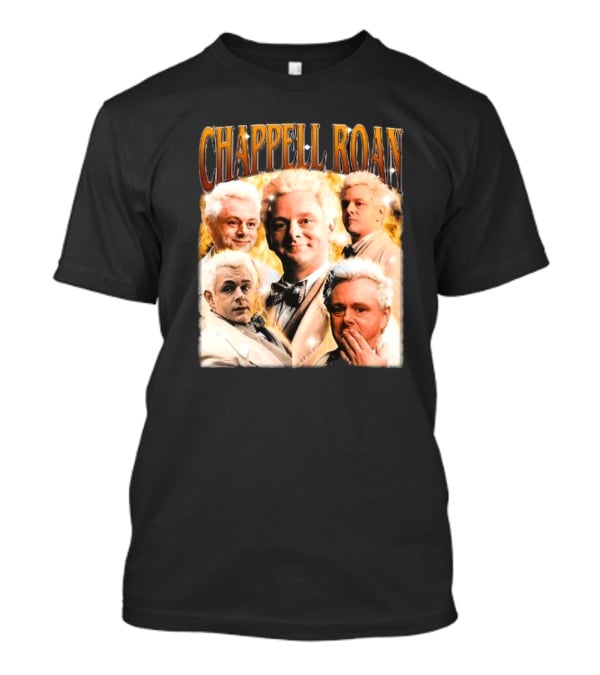 Chappell Roan Aziraphale Good Omens Angelic Characters Collage T-Shirt