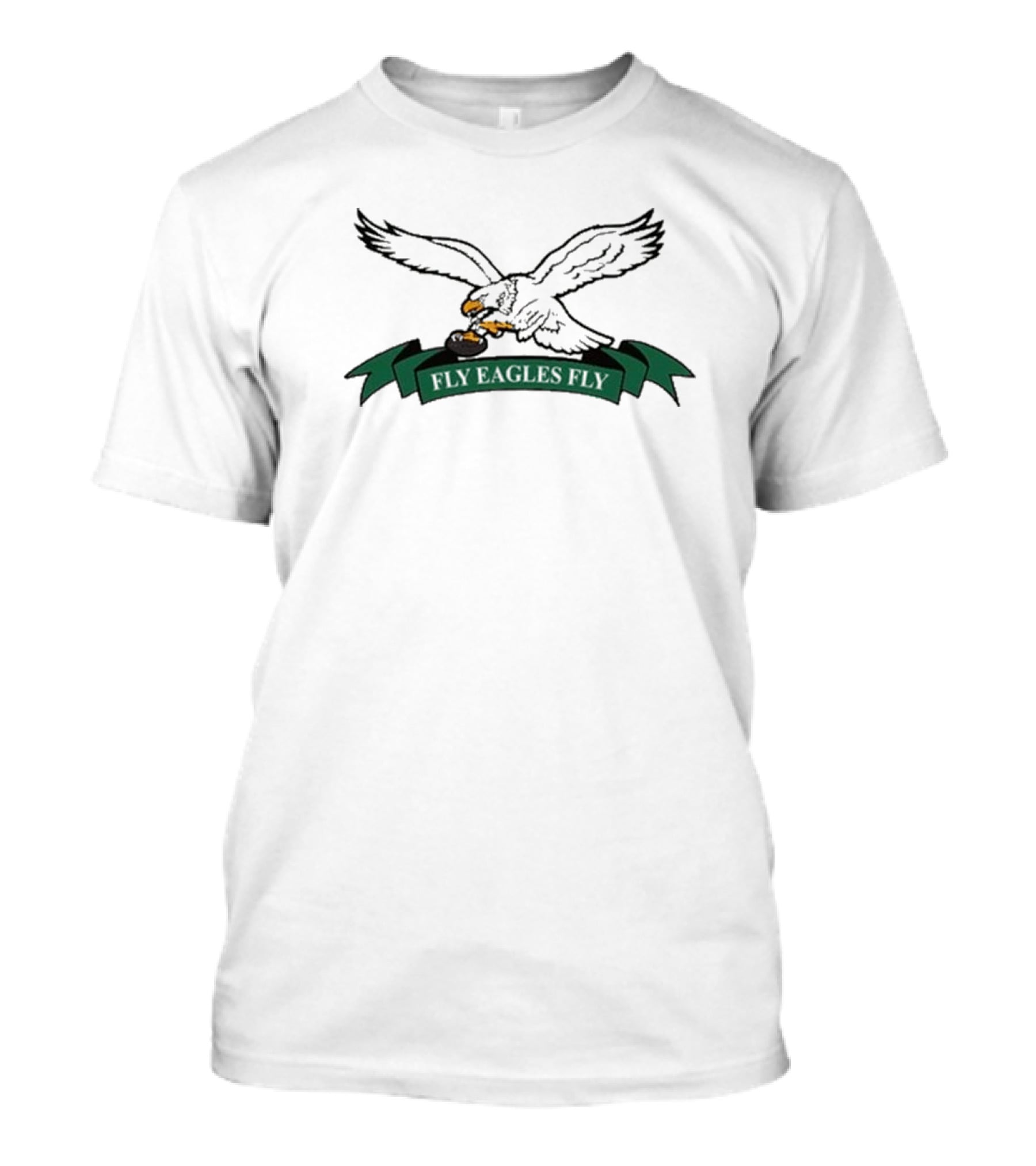 Fly Eagles Fly Golf Motif T-Shirt