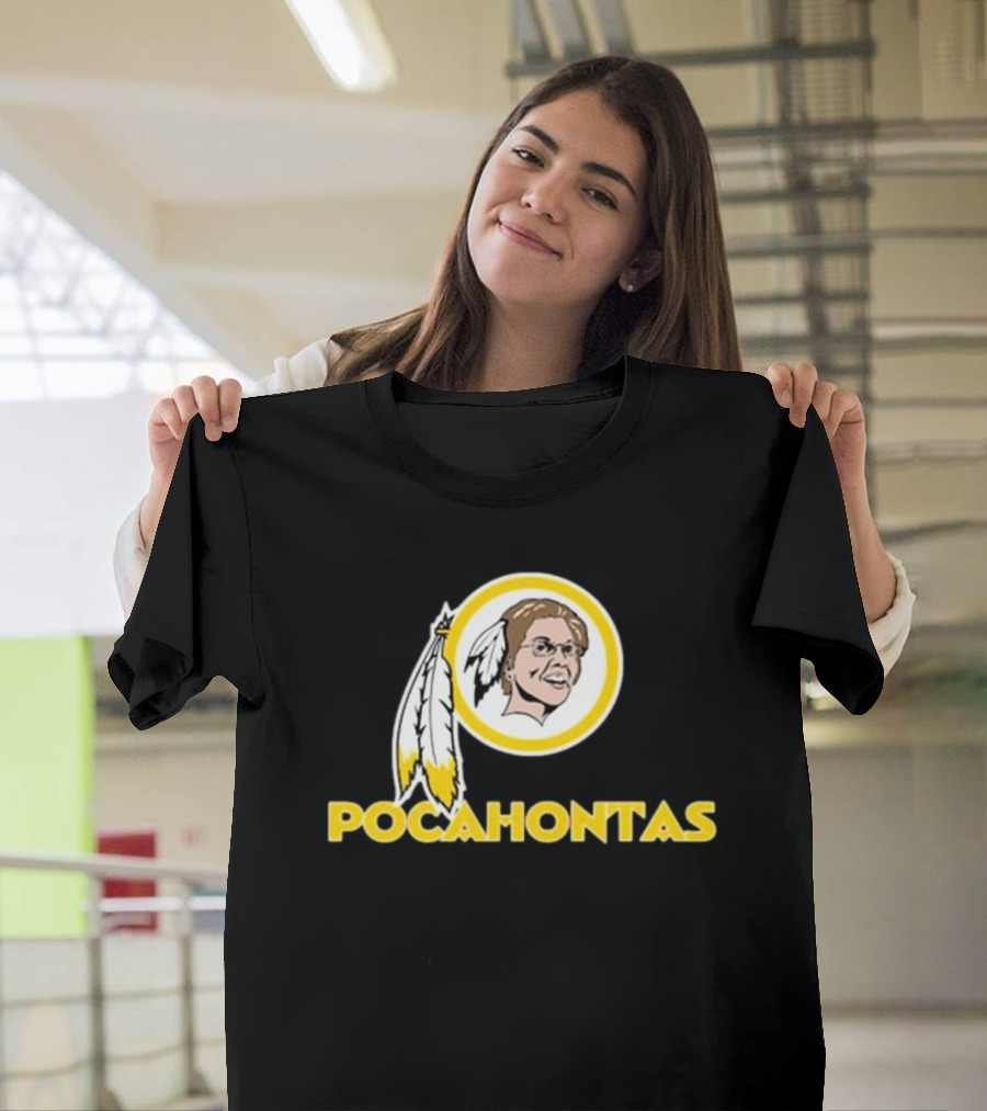 Pocahontas Redskins Parody NFL T-Shirt