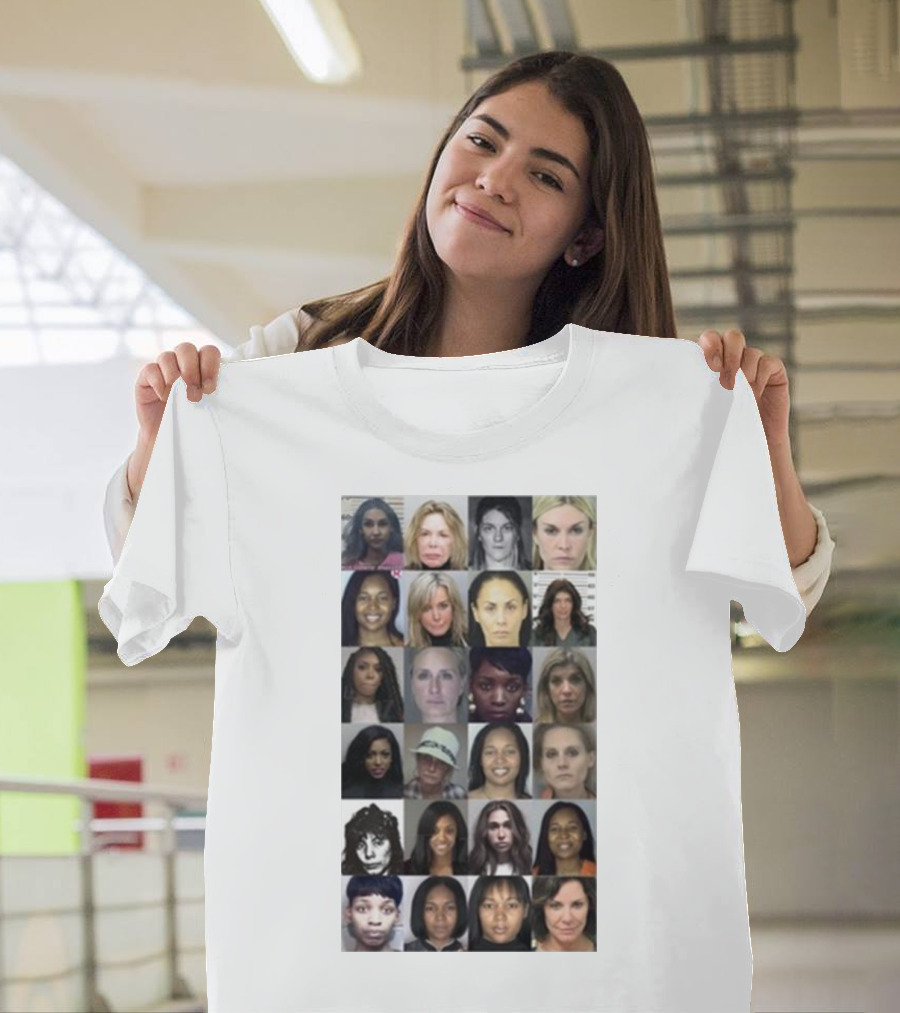 Karen Huger Real Housewives Mugshot Wall Of Fame Photos T-Shirt